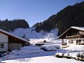 Blick auf den nahegelegenen Lift